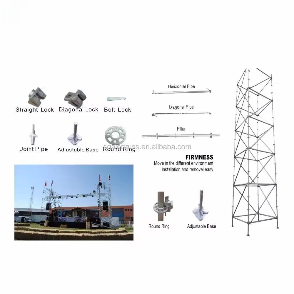 layher truss for line array