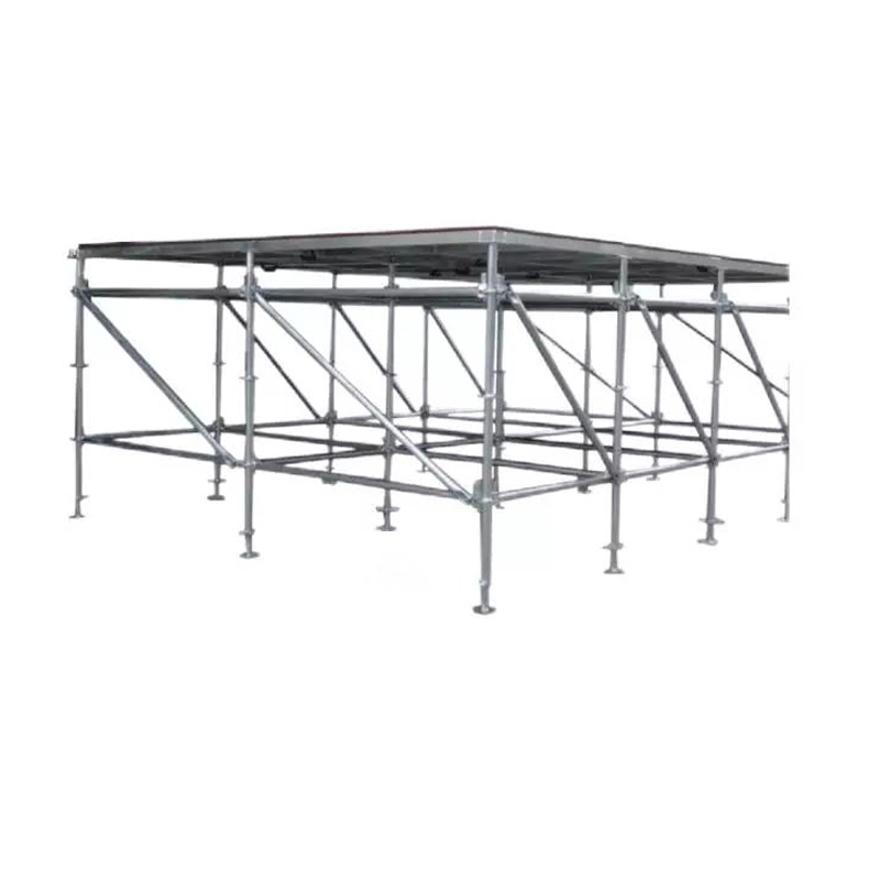 Heavy Duty Steel Layher Scaffolding Stage With Aluminum Platform Deck ...