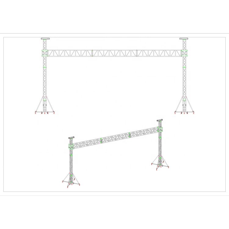 Led Screen Heavy Loading Spigot Truss