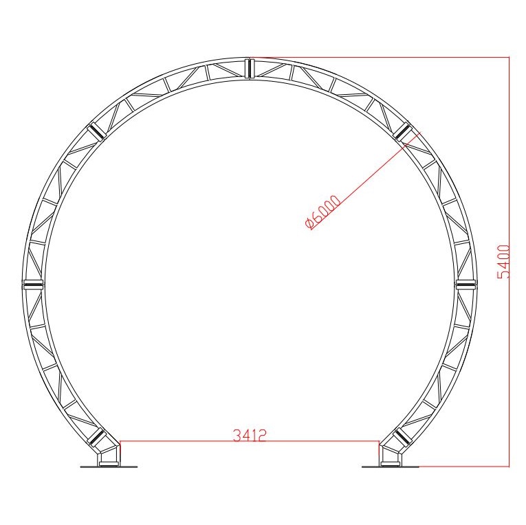 circle goal post