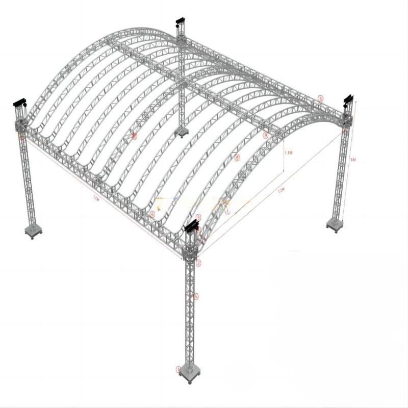 Exhibition Curved Roof Truss