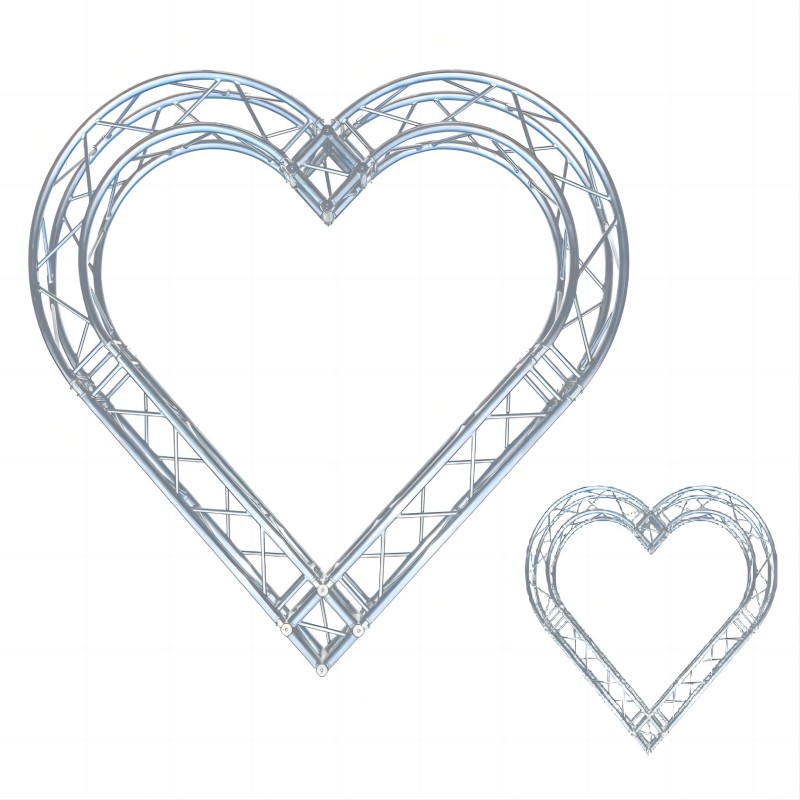 heart-shaped truss