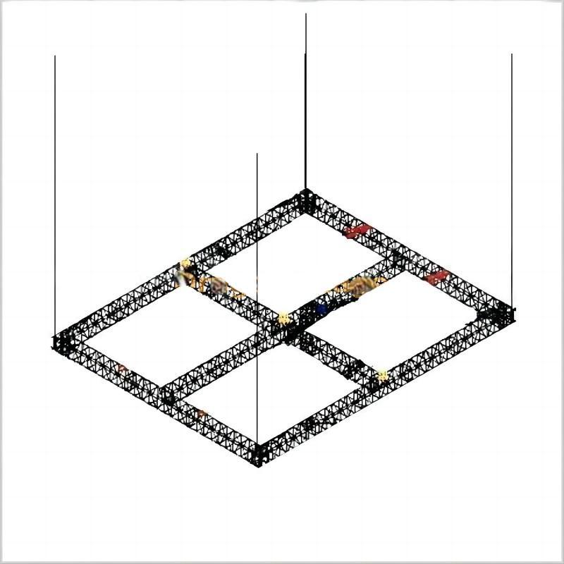 Suspended Black Truss