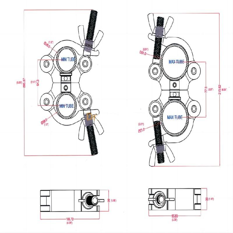 aluminum clamp truss