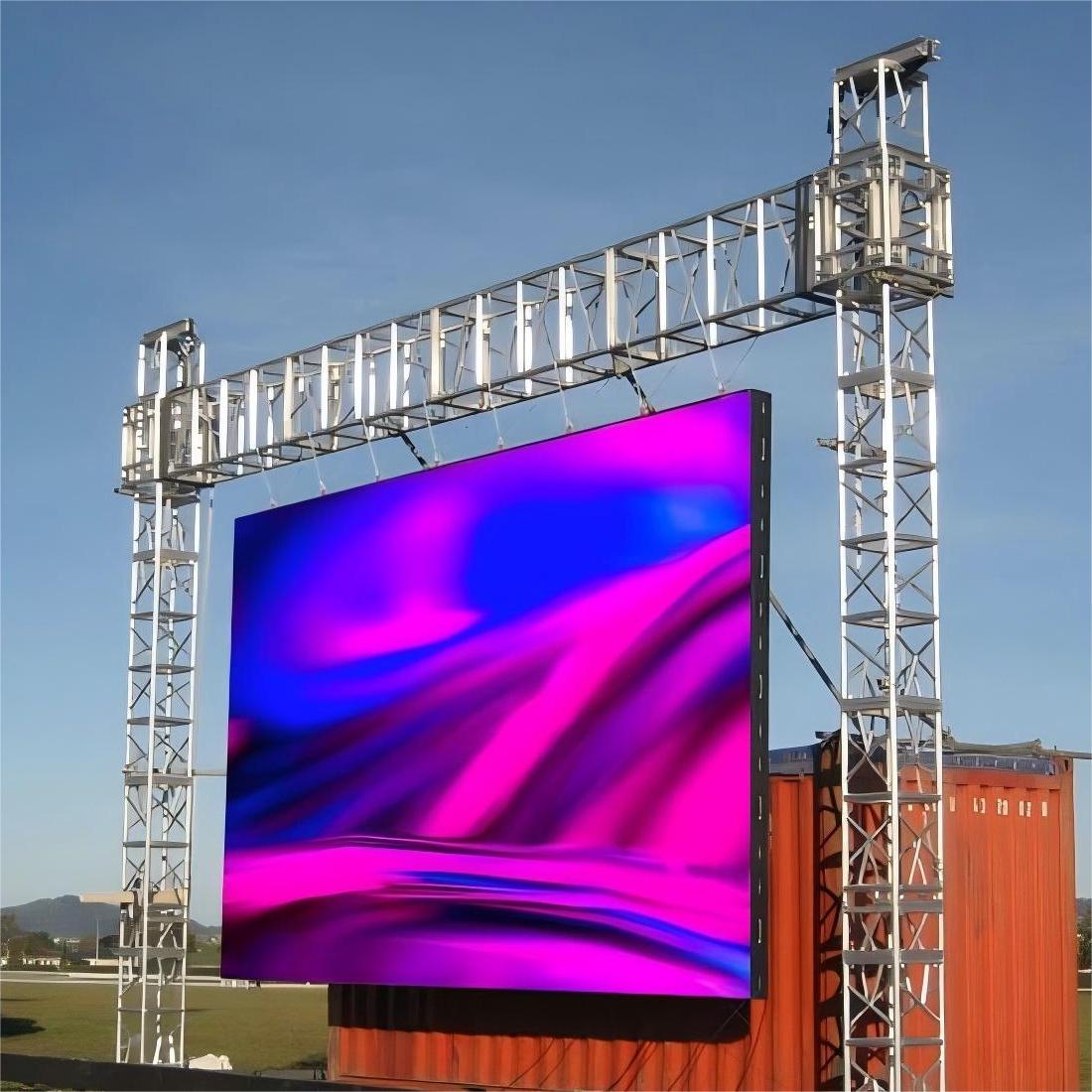 400mm GP Spigot Truss LED Screen Goal Post System