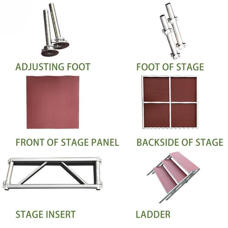 modular stage parts