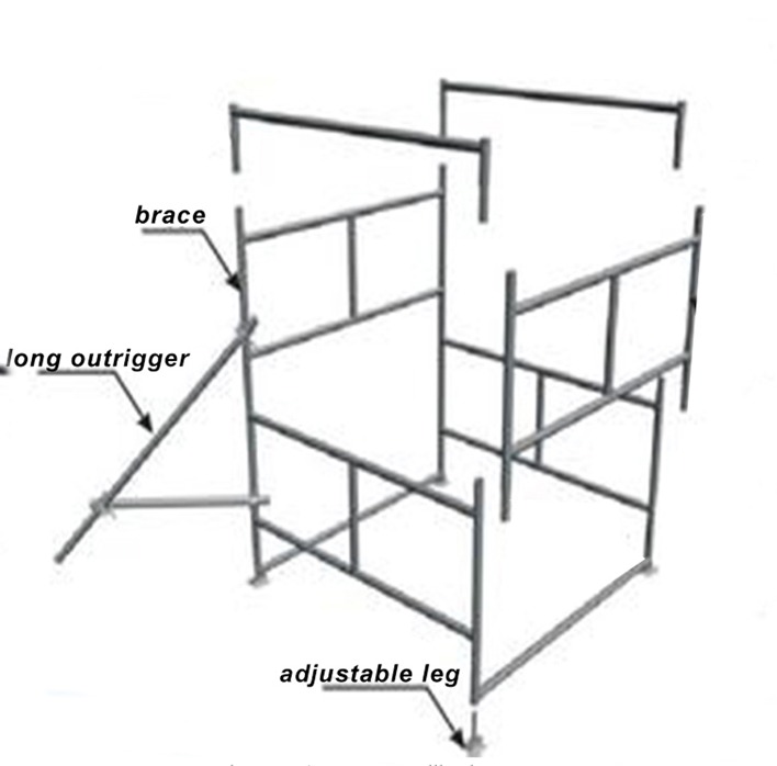 H truss for hanging speakers