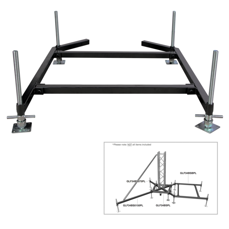 Ground Support F34 PL BS Steel Base 