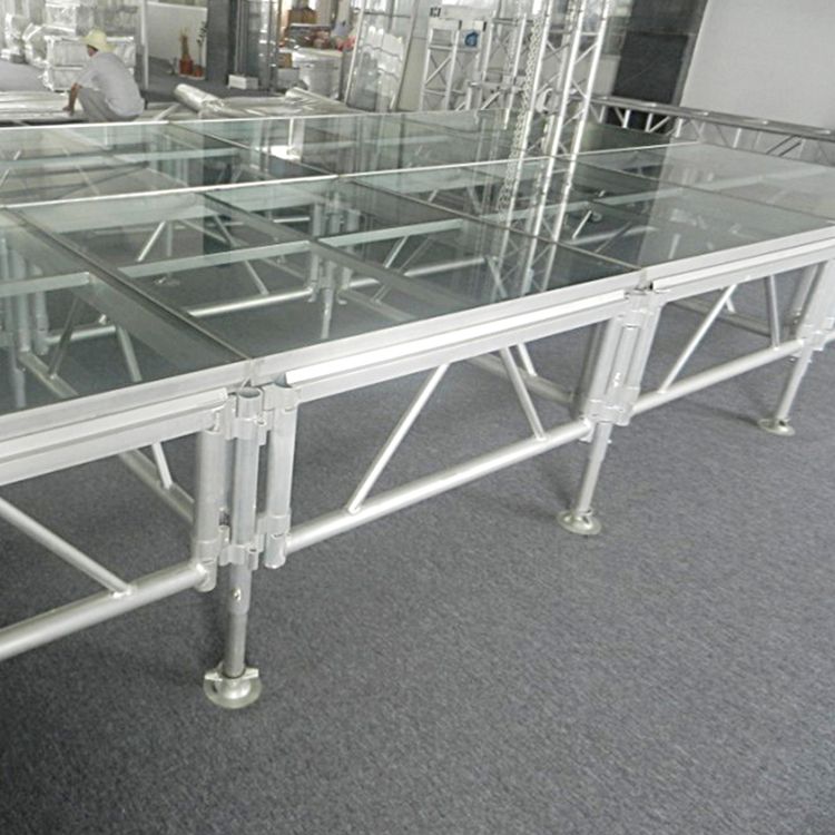 glass stage platform