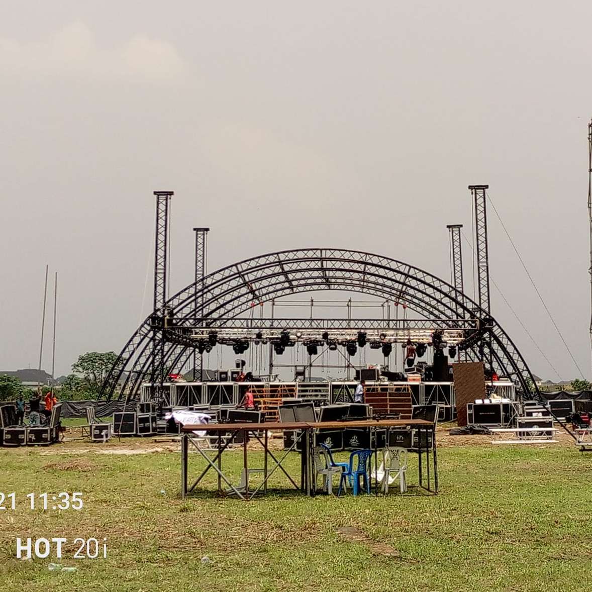 dome roof truss system